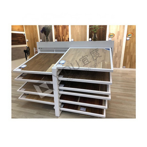 YIDU High Quality Panel Granite Stand Mdf Marble Sample Showroom Recline Metal Sintered Stone Tiles Display Rack