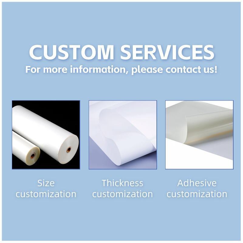 waterproof pp synthetic paper matte film roll matte advertising printing material inkjet media