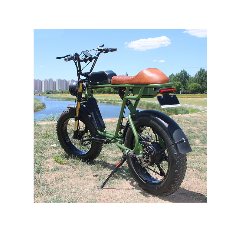 Super 20 Inch 73 500W 750W 1000W motorcycle Electric Fat Tire City e Bike 48V Removable Lithium Battery Mountain Bicycle ebike