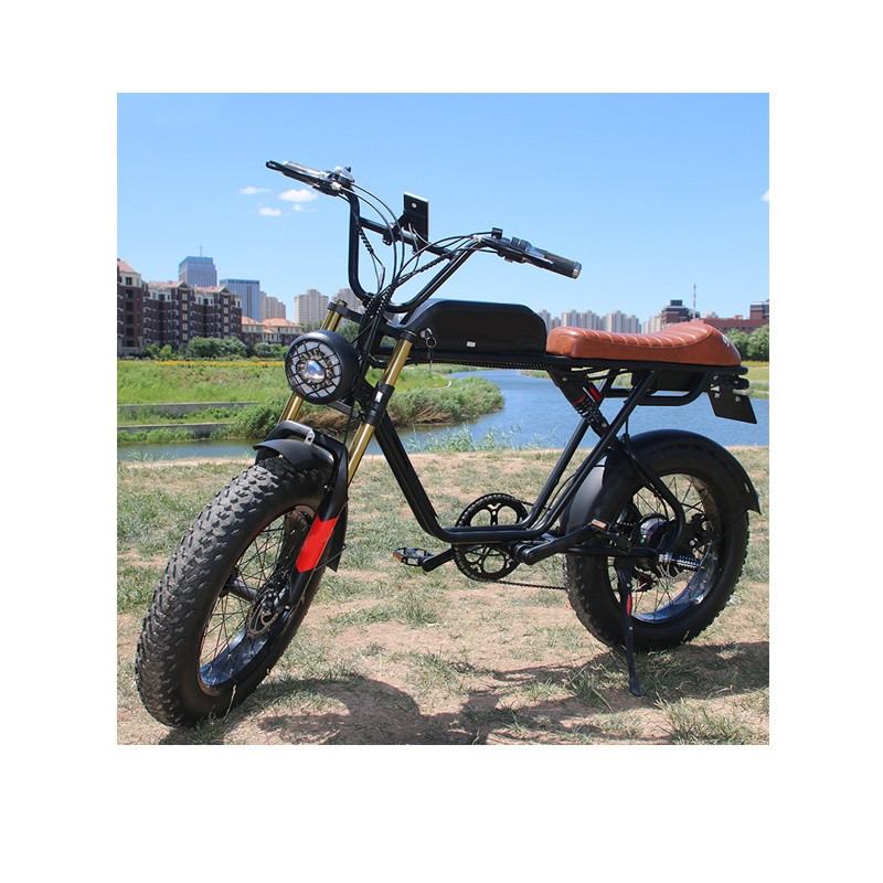 Super 20 Inch 73 500W 750W 1000W motorcycle Electric Fat Tire City e Bike 48V Removable Lithium Battery Mountain Bicycle ebike