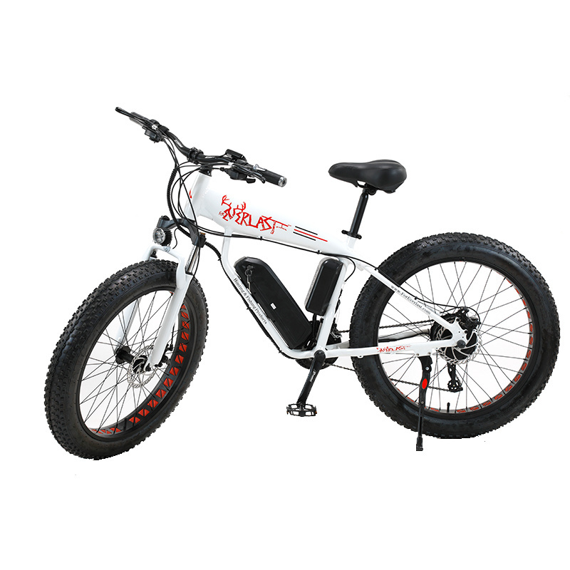 Super Big Power 750W 48V 13AH Lithium Battery 26 Inch 27 Speed Electric Fat Bikes E Bike Fat Tire