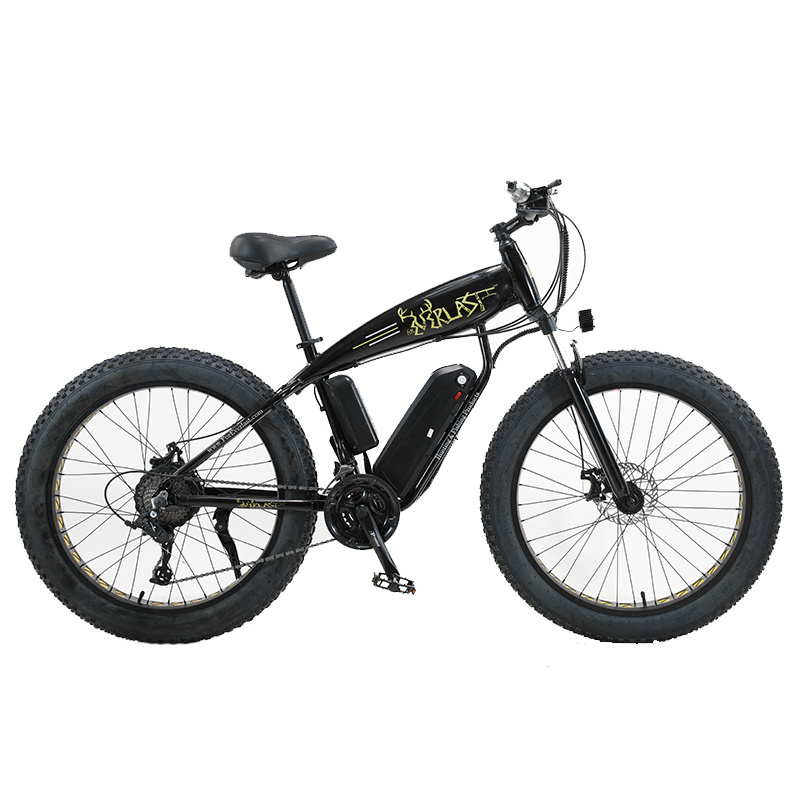 Super Big Power 750W 48V 13AH Lithium Battery 26 Inch 27 Speed Electric Fat Bikes E Bike Fat Tire