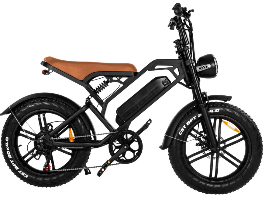 V20 20 inch fat tire e-bike steel alloy frame 7 SPEED 48v 15AH removable lithium battery  multipurpose Electric bicycle