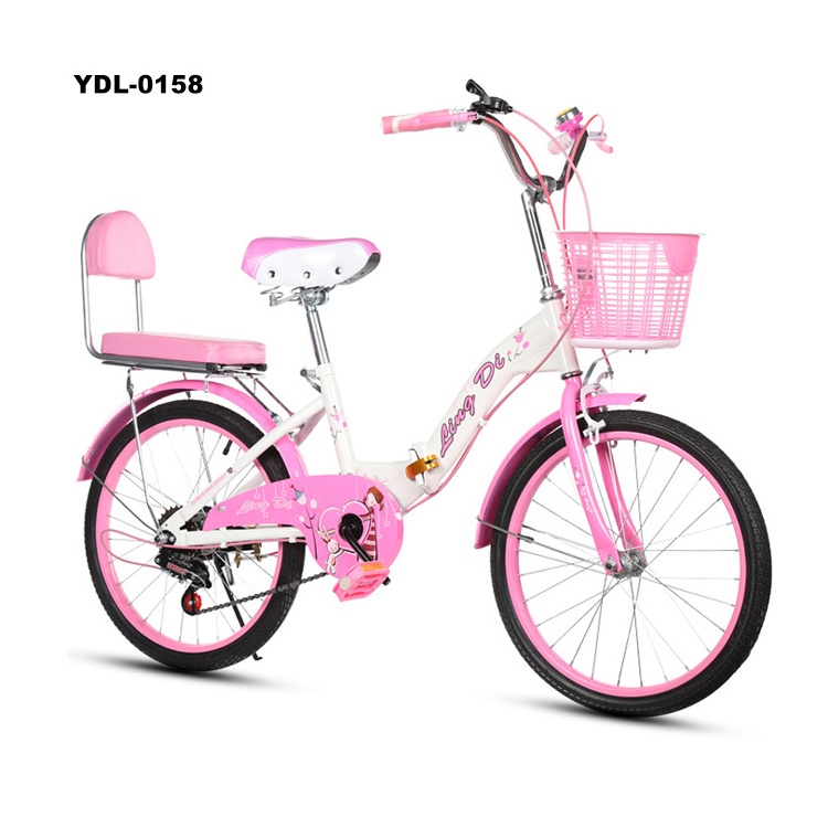 Manufacturer China Mini Bike 6-Speed Folding Bicycle Students Bike