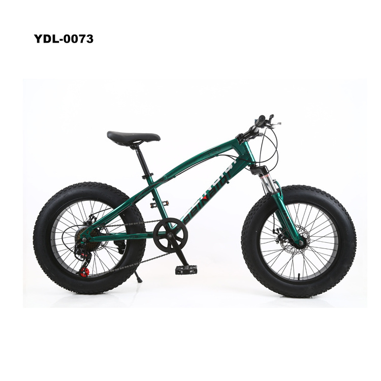 Fat Bikes Tire 20 Inch 7 Speed Beach Snowmobile 4.0 Extra Large Tire Weathered Students Mountain Bike