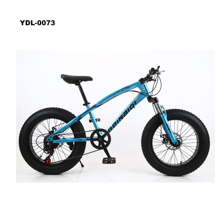 Fat Bikes Tire 20 Inch 7 Speed Beach Snowmobile 4.0 Extra Large Tire Weathered Students Mountain Bike