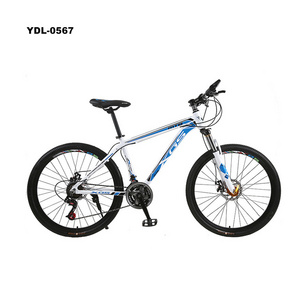 26 Inch Mountain Bike 21/24/27 Speed Aluminum Alloy Double disc brake Mountain Bicycle