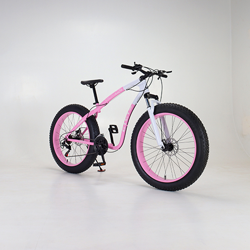 2024 whole sale 26 inch 21 speed carbon steel fat tire snow bicycle beach Mountain  bike