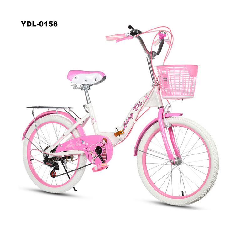 Manufacturer China Mini Bike 6-Speed Folding Bicycle Students Bike