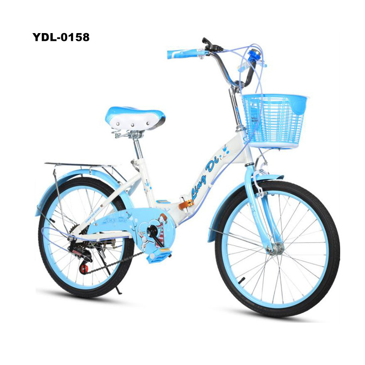 Manufacturer China Mini Bike 6-Speed Folding Bicycle Students Bike