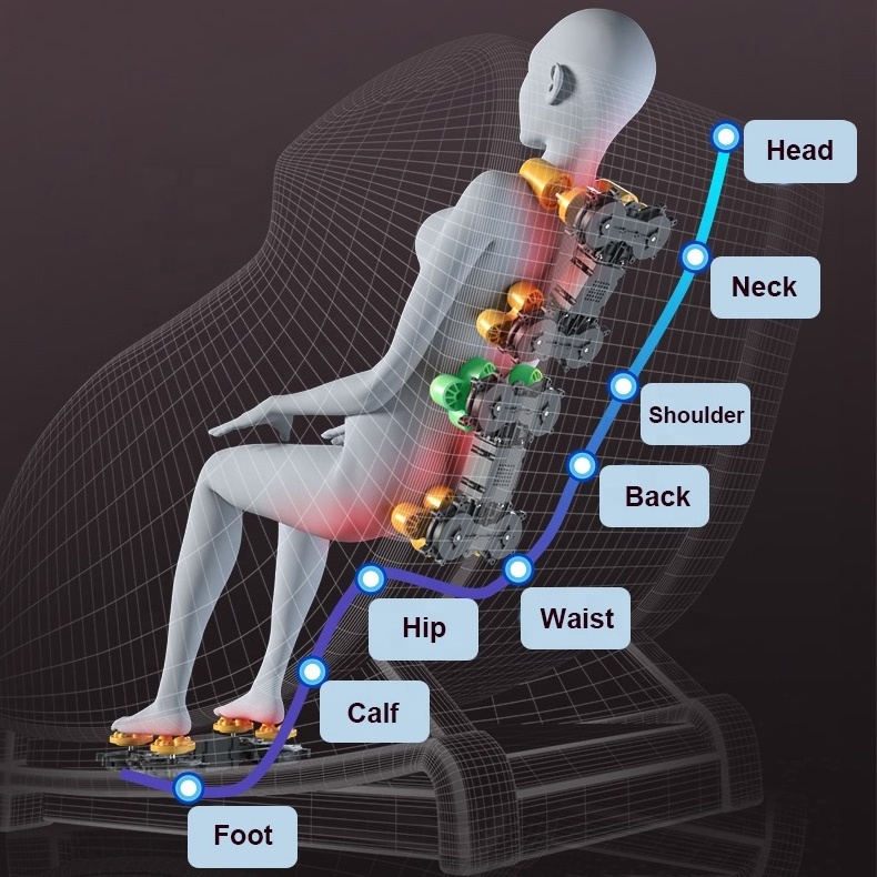 Yienjoy Premium Chair Massage Recliner 3d Zero Gravity Shiatsu Massage Chair 4d With Deep Tissue Massage Techniques