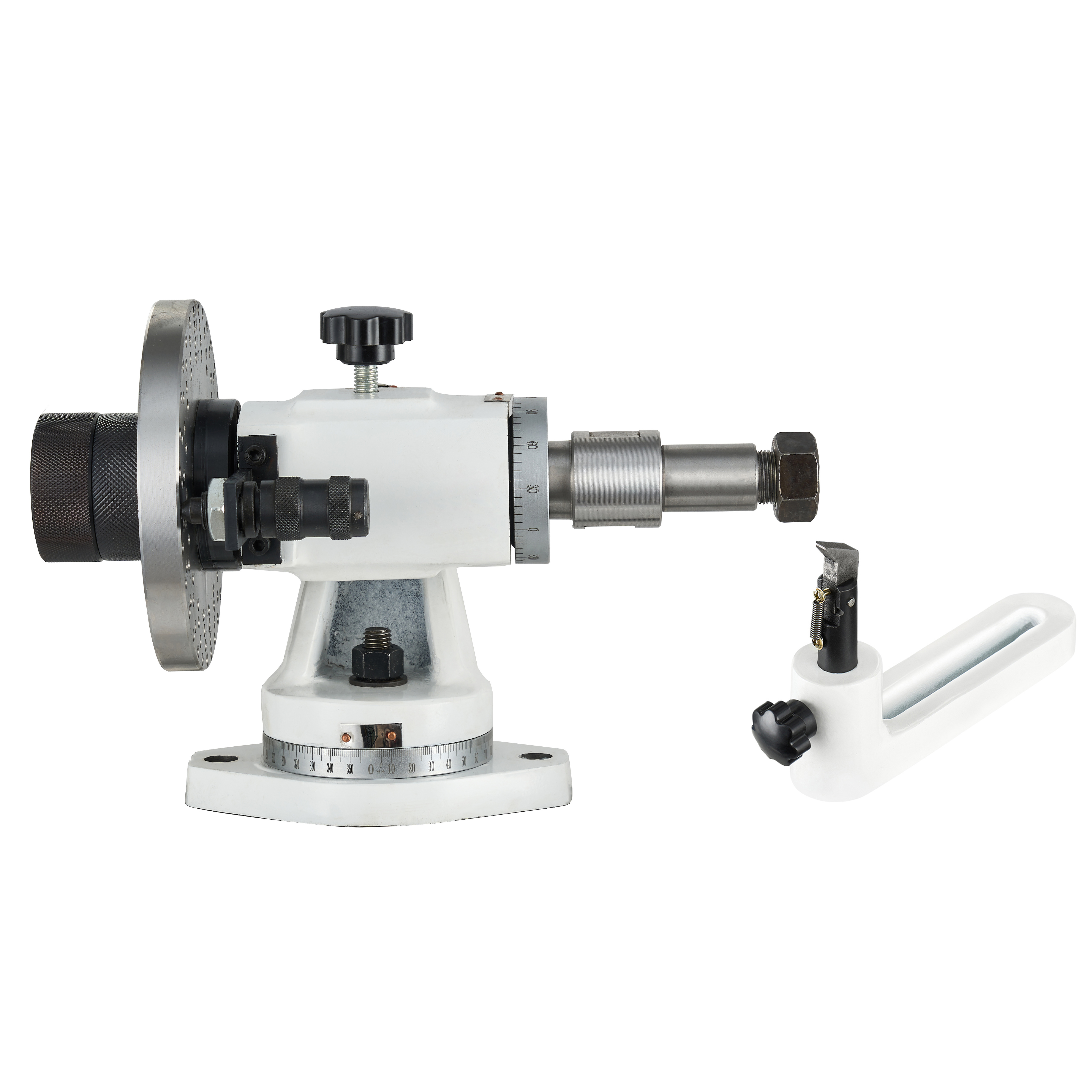 Universal grinding attachment 50HC is used as a grinding accessory for tool grinding machines