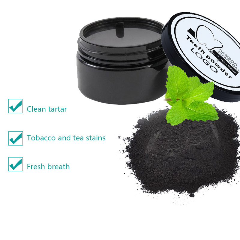 OEM Activated Charcoal Teeth Whitening Powder Natural Coconut Oral Hygiene Products Blanchiment Dentaire Tooth Whitening Powder