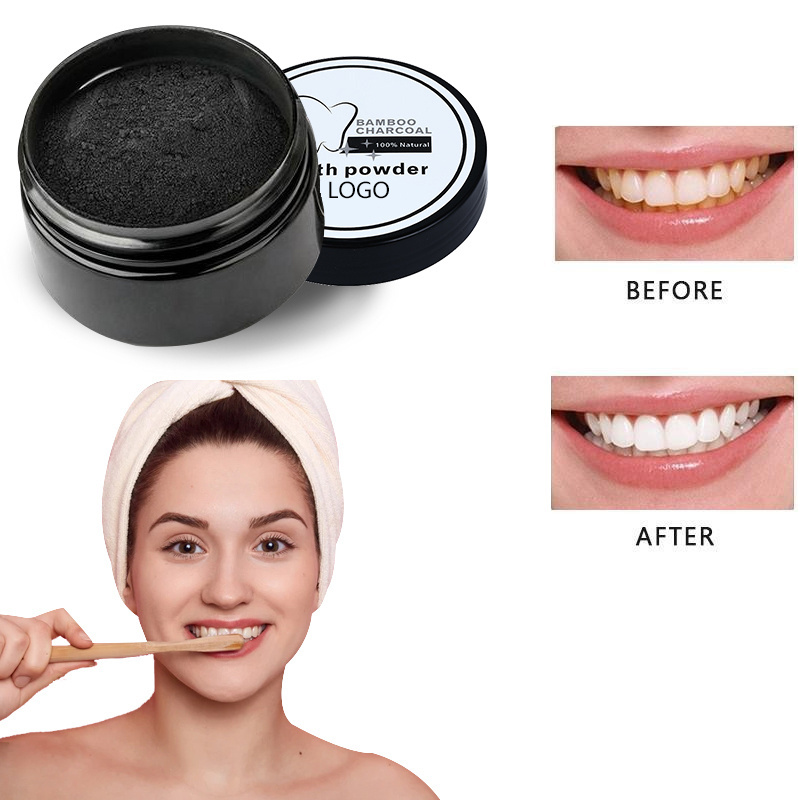 OEM Activated Charcoal Teeth Whitening Powder Natural Coconut Oral Hygiene Products Blanchiment Dentaire Tooth Whitening Powder