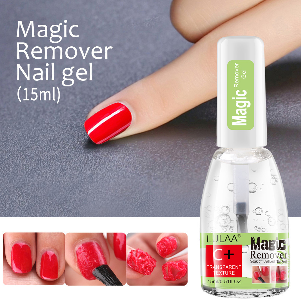 OEM Magic Nail Gel Remover Soak Off UV LED Gel Acrylic Polish Nail Art Primer Nail Degreaser Cleaner For Removing Gel Varnish