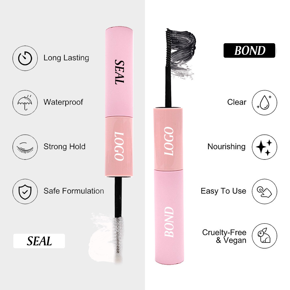 Yiernuo Lash Bond and Seal Super Strong Hold Cluster DIY Lash Glue Remover glue 2-in-1 Eyelash Glue + Seal & Remove