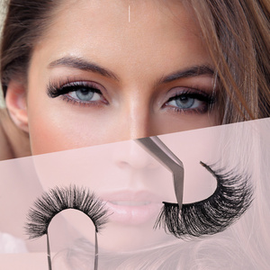 Yiernuo 3D effect full strip lashes wholesale Natural And Amazing Wearing Effect Faux Mink Eyelashes vegan faux cils