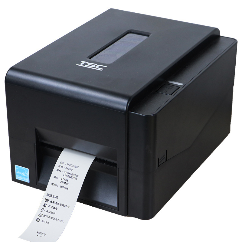 High quality TSC TE200 Transfer Ribbon printer Desktop Thermal  Barcode Shipping Label Printer for Receipt Bill Printing