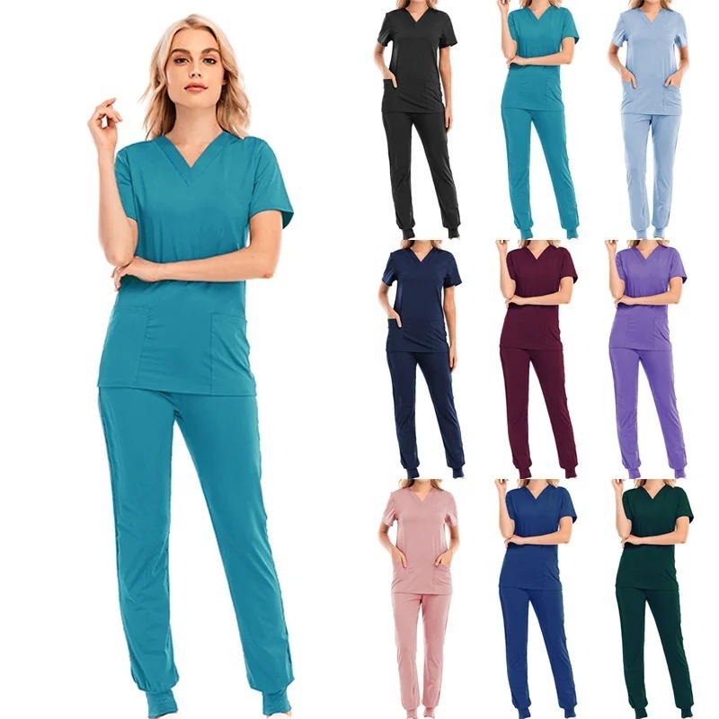 High Quality Scrub Suit Unisex Figs Camouflage Eco Friendly European Dropshipping Medical Scrubs