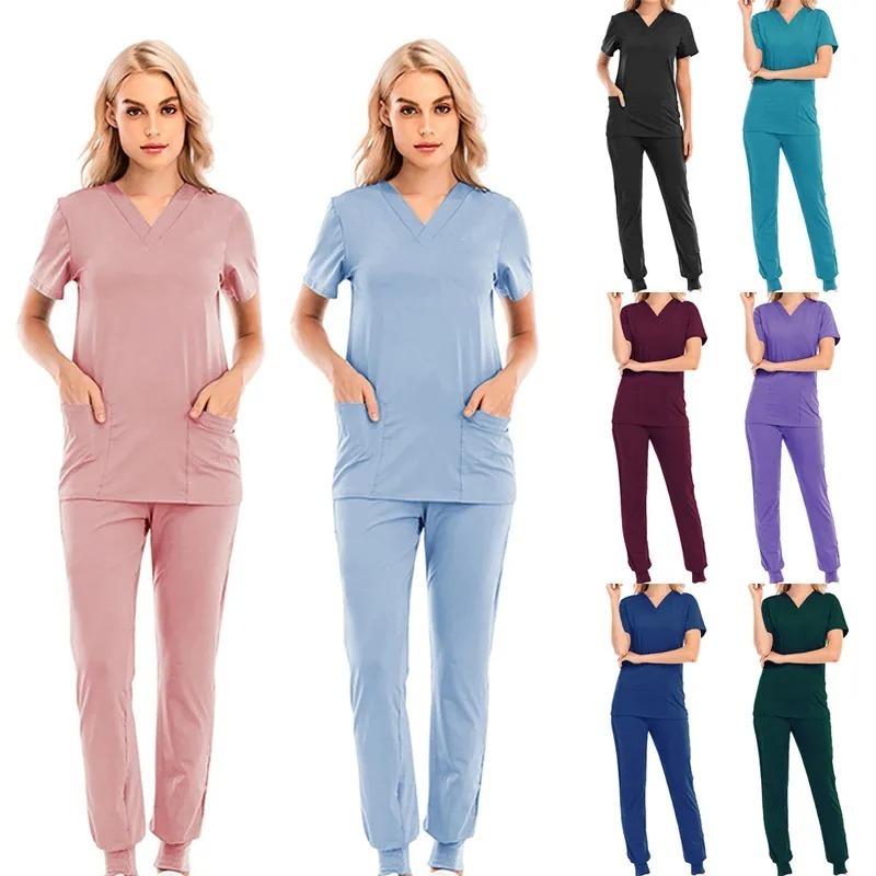 High Quality Scrub Suit Unisex Figs Camouflage Eco Friendly European Dropshipping Medical Scrubs