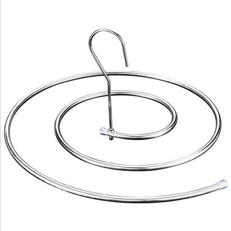 Metal Round Hanger Multi-function Rotary  Racks Clothes Drying Racks Spiral Shaped Drying Rack