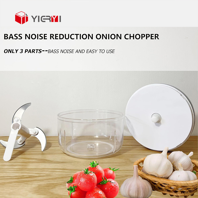 2024 Hand Portable Mini Pull Twist Salad Vegetable Chopper Speedy chopper multipurpose Kitchen Manual Food Chopper