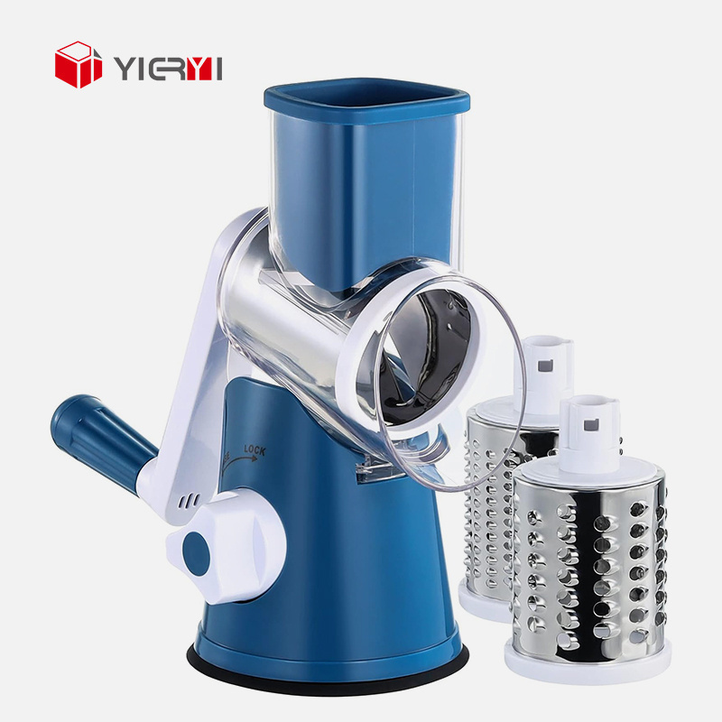 Multi-functional Vegetable Chopper Mozzarella Cheese Grater Shredder Spiralizer Vegetable Cutter Slicer Rotary Cheese Grater