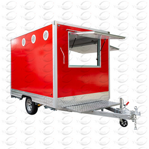 Hot Sale Outdoor Custom Fully Equipped Hot Dog Street Food Cart