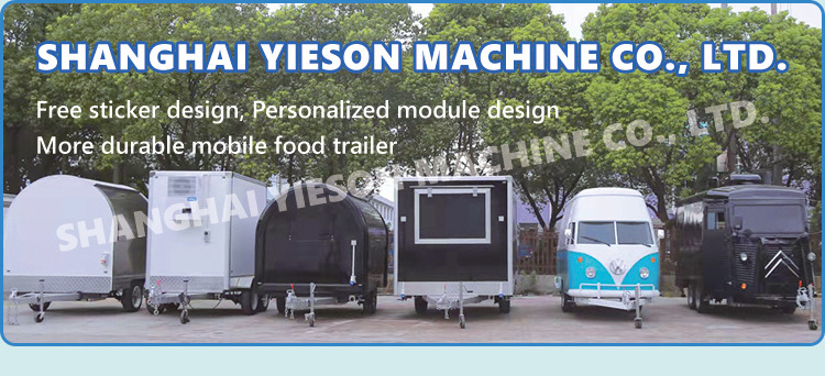 Concession Truck Fully Equipped Trucks Mobile Food Trailer Mini