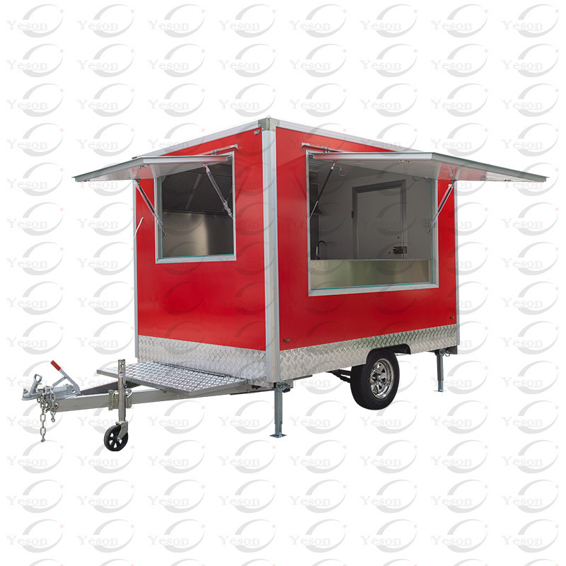 Hot Sale Outdoor Custom Fully Equipped Hot Dog Street Food Cart