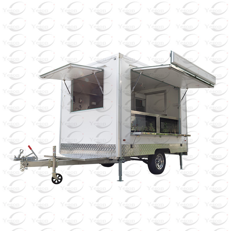 New Design Outdoor Custom Fully Equipped Ice Cream Mobile remorque Food Truck