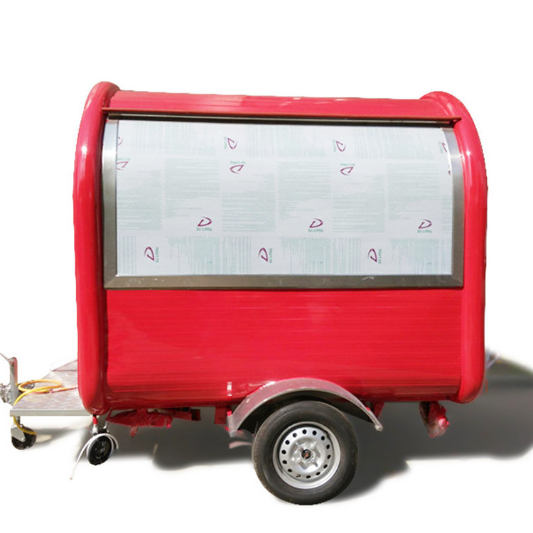 Mobile Hot Sale food carts with refrigerator/street vending carts