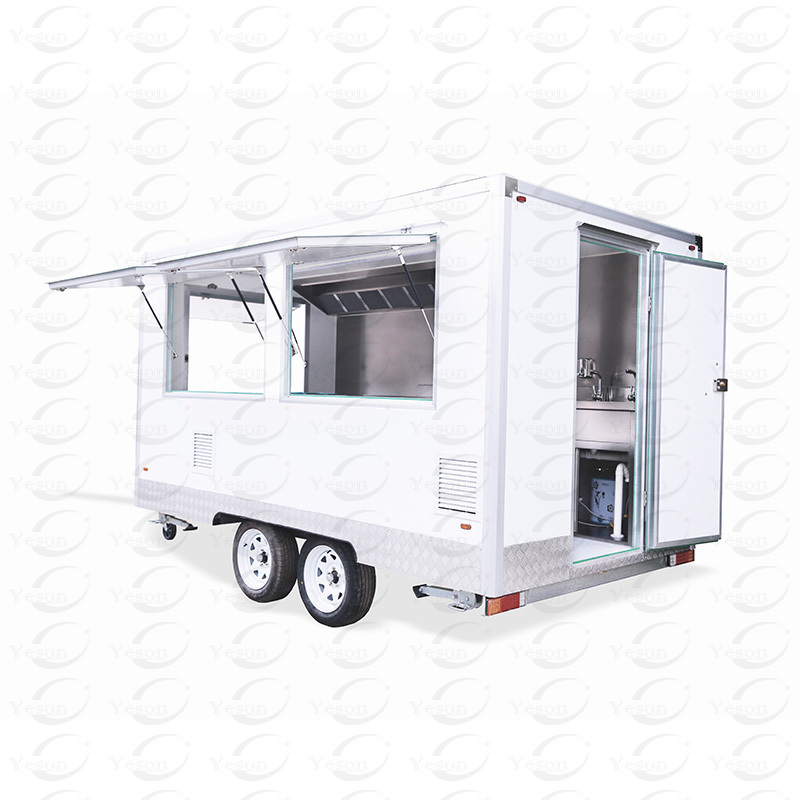 Concession Truck Fully Equipped Trucks Mobile Food Trailer Mini