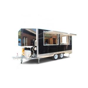 Multifunction  Fully Equipped Coffee Street Food Cart China food trailers