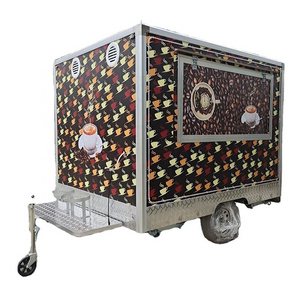 Fast food china Trailers Mobile Cart waffle pizza Wholesale Price High quality