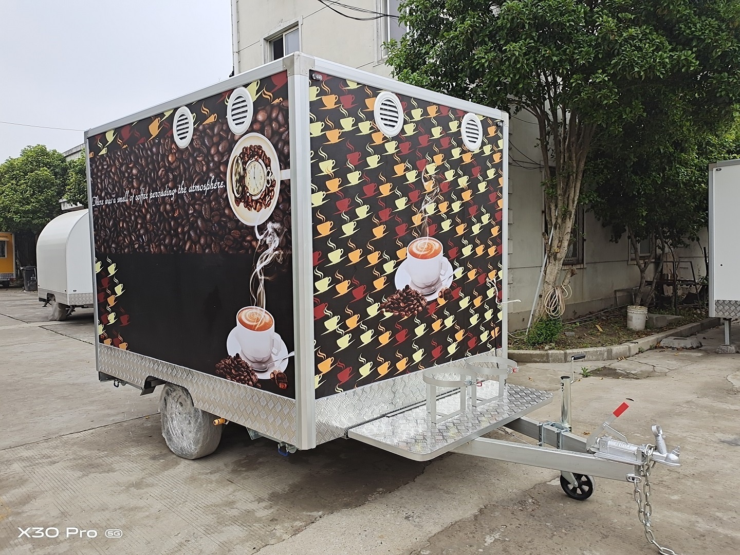 Fast food china Trailers Mobile Cart waffle pizza Wholesale Price High quality