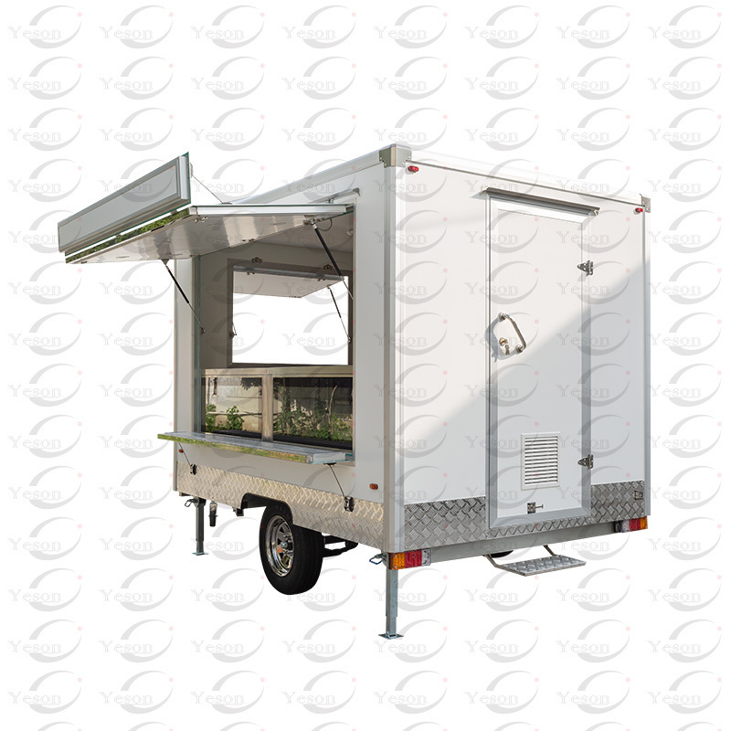 New Design Outdoor Custom Fully Equipped Ice Cream Mobile remorque Food Truck