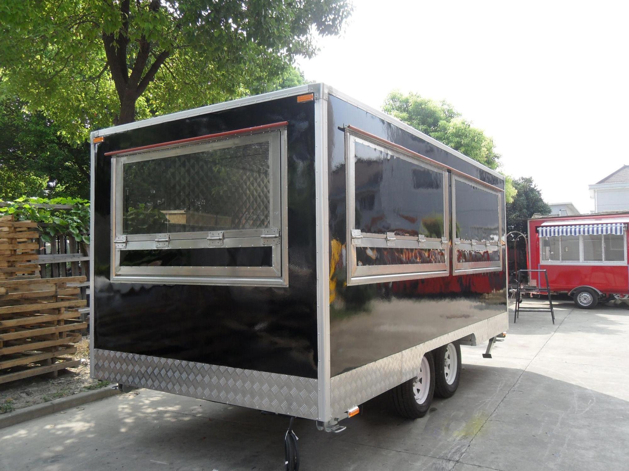 Top selling  Fast Food Truck with Kitchen trailer food Street Churros for sale