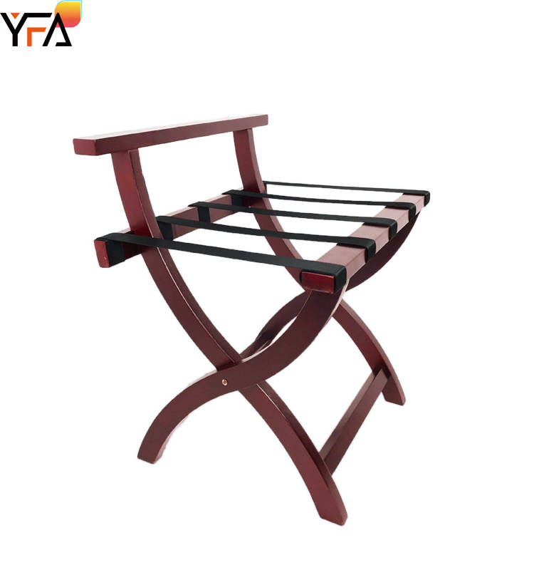 Latest!Luxury wooden Heavy duty hotel Folding luggage Rack Suitcase Stand,Storage/Organization Luggage stool for hotel home etc.