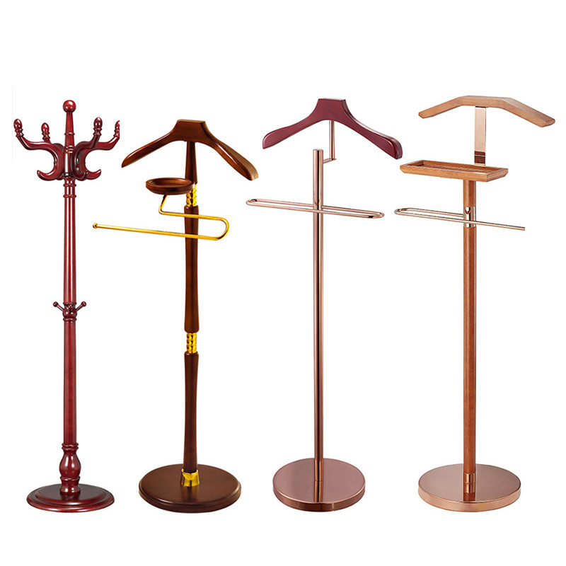 Living Room Metal Vertical Coat Rack And Hats Rack Hanging Coat Hanger Hotel Restaurants Wood Hanger For Clothing