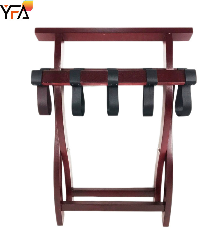 Latest!Luxury wooden Heavy duty hotel Folding luggage Rack Suitcase Stand,Storage/Organization Luggage stool for hotel home etc.