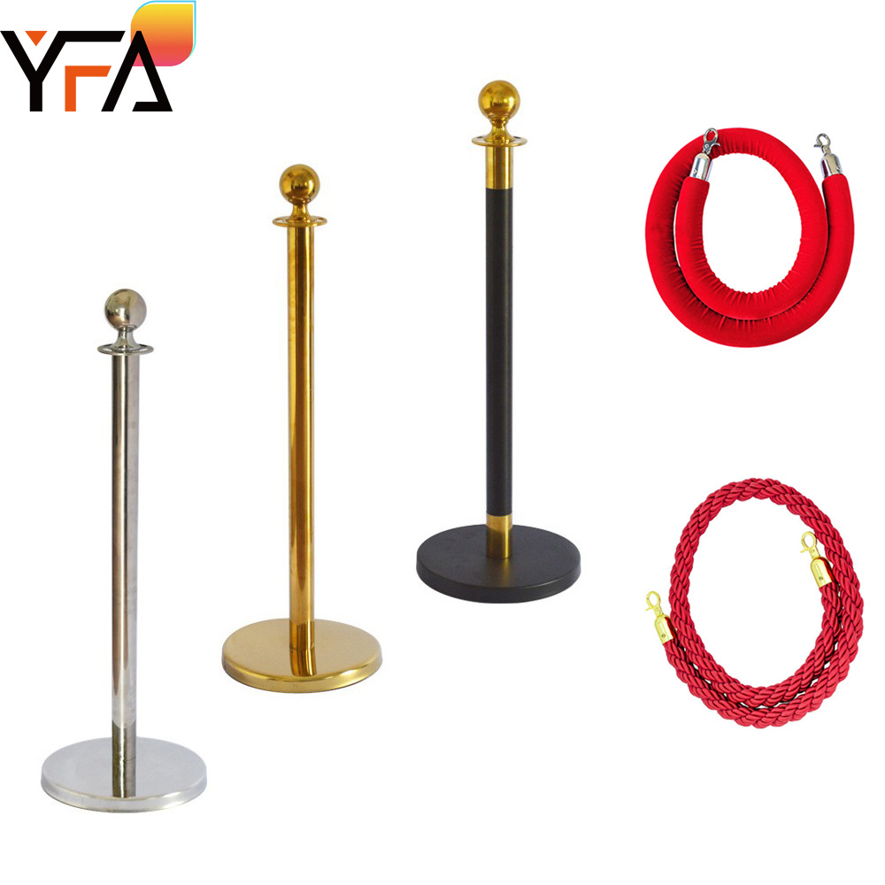 Stainless Steel Manager Stand Office Barrier Post, Queue Security Guard Post Stanchion,Crowd Control Barrier Stanchion poles.