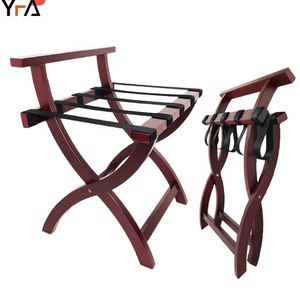 Latest!Luxury wooden Heavy duty hotel Folding luggage Rack Suitcase Stand,Storage/Organization Luggage stool for hotel home etc.