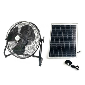 Hot sale solar fan with solar panel 12 inch high quality rechargeable outdoor fan portable solar powered rechargeable fan