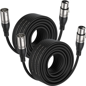 Premium Balanced Audio Interface Microphone Cable 3-Pin XLR Male to Female Mic Speaker Cable XLR Para Microfono