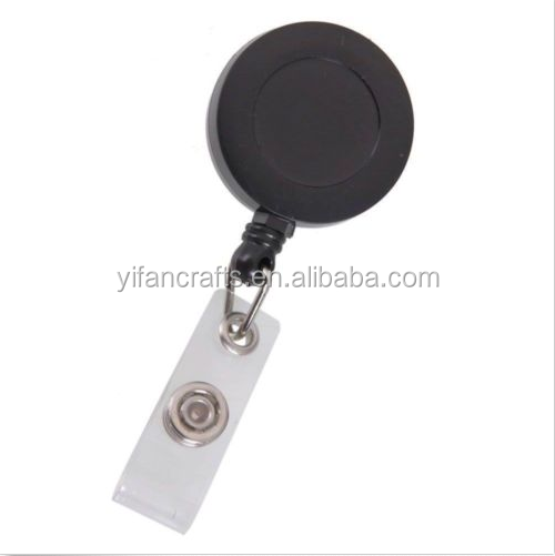 Retractable Card Holder 3Pcs ID Badge Conference Guess Card Key Reel Roller Clip