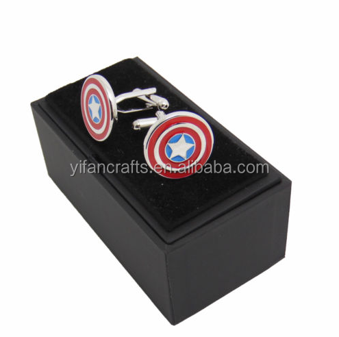 US Superhero retro Cuff Links jewelry wedding Party mens novelty cufflinks