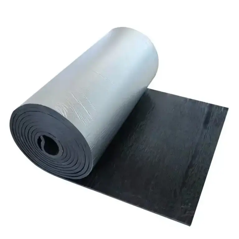 Factory wholesale aluminum foil rubber foaming products Acoustic rubber foam roll for acoustic rubber foam roll