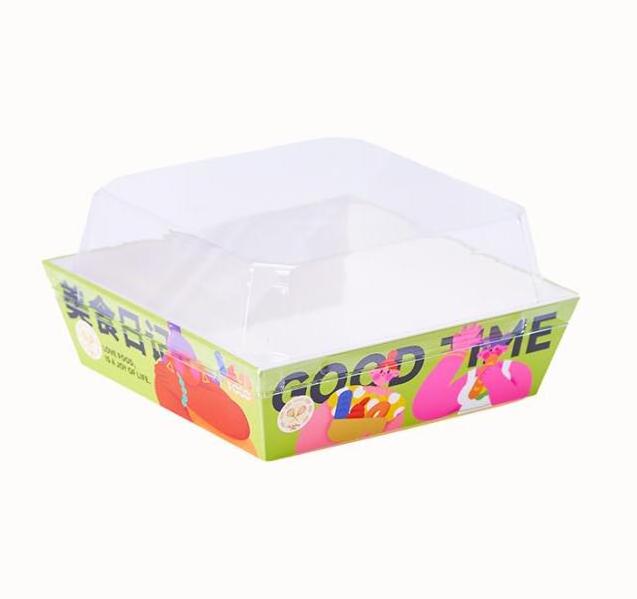 Wholesale custom Multi-color Recyclable Paper Gift Box Moon Cake Paper Box Western Pastry Packaging