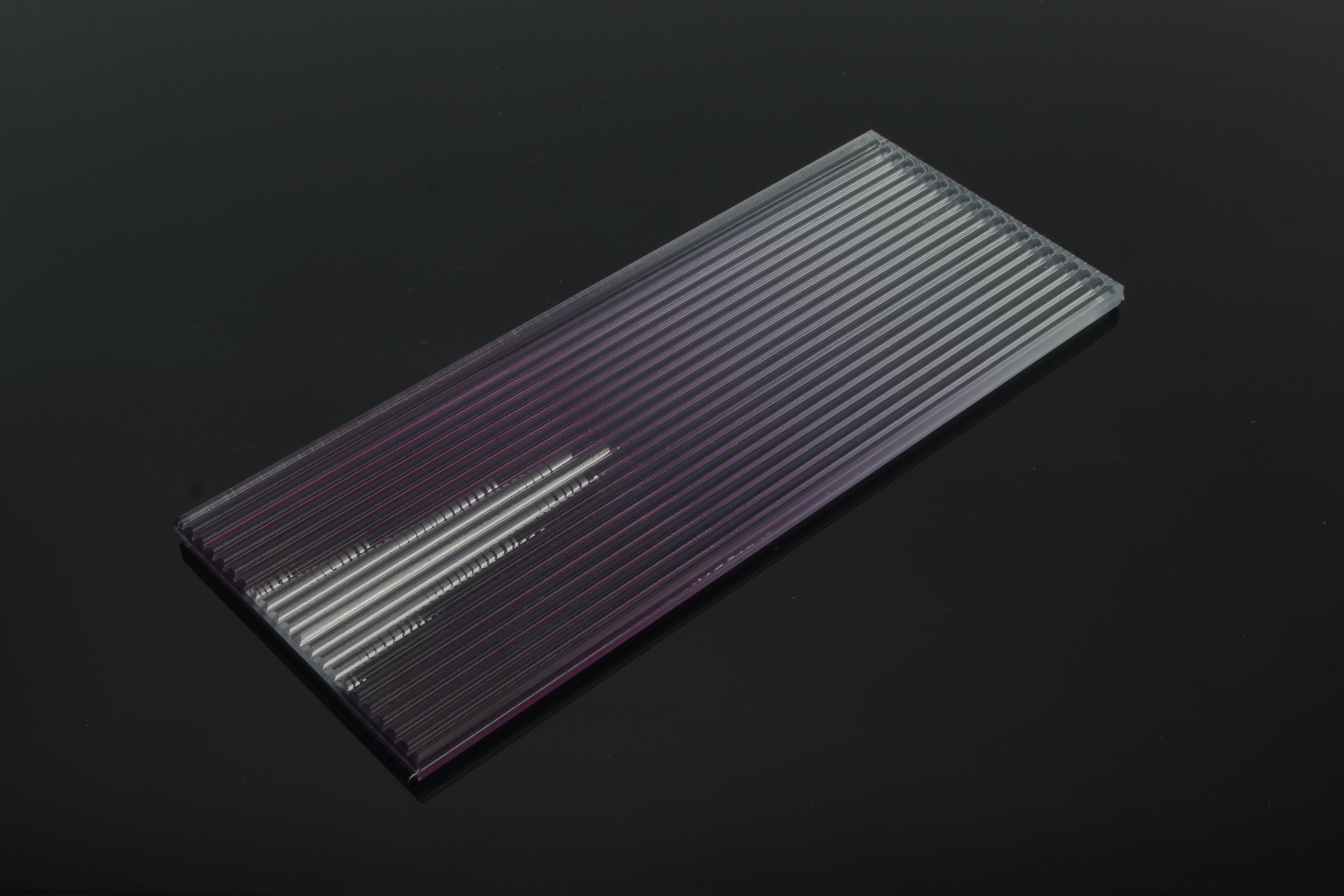 bathroom door Best Price 3mm 6mm 10mm Pressed Fluted Ribbed Pattern Glass purple  Colored gradient Glass